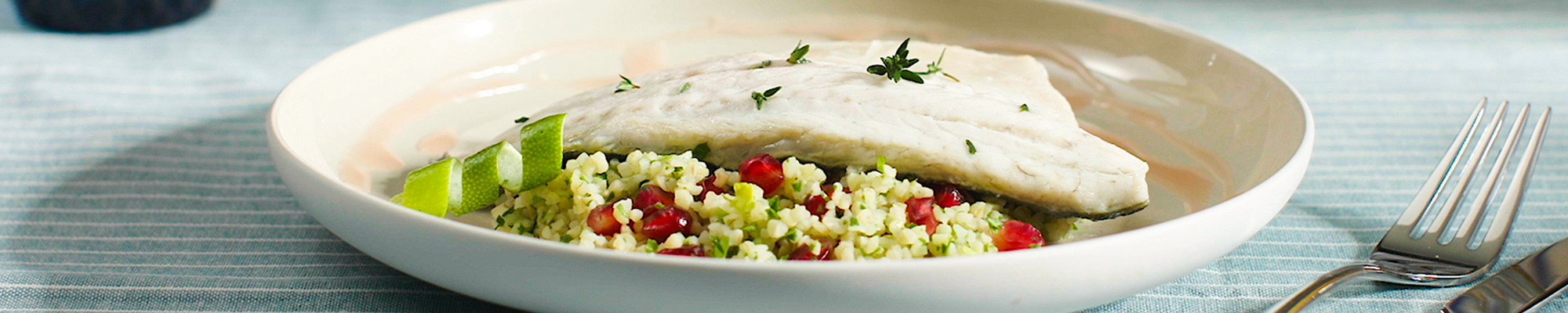 Branzino con Bulgur e Melograno - Findus