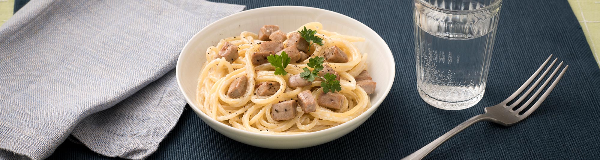 Spaghetti alla Carbonara di Tonno - Ricette Findus