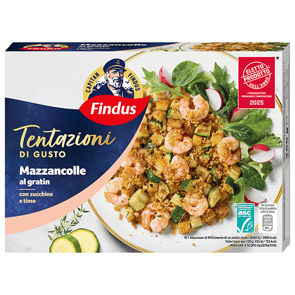 Mazzancolle al gratin - tentazioni di gusto Findus