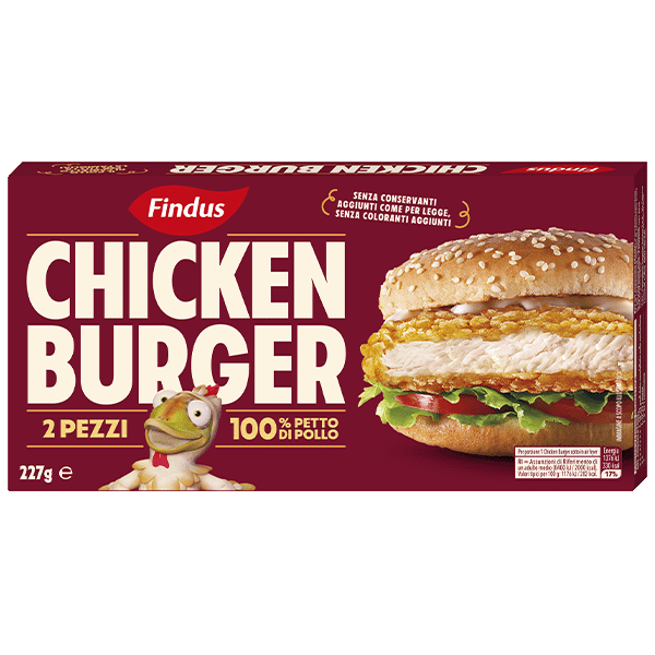 chicken burger - Carletto Findus