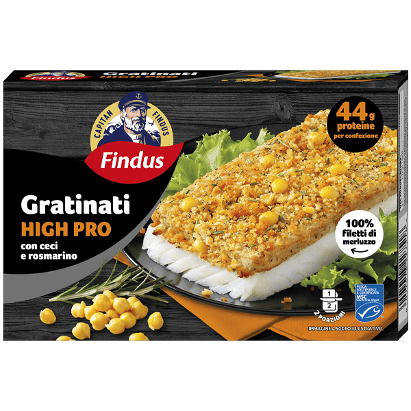 gratinati merluzzo high pro findus