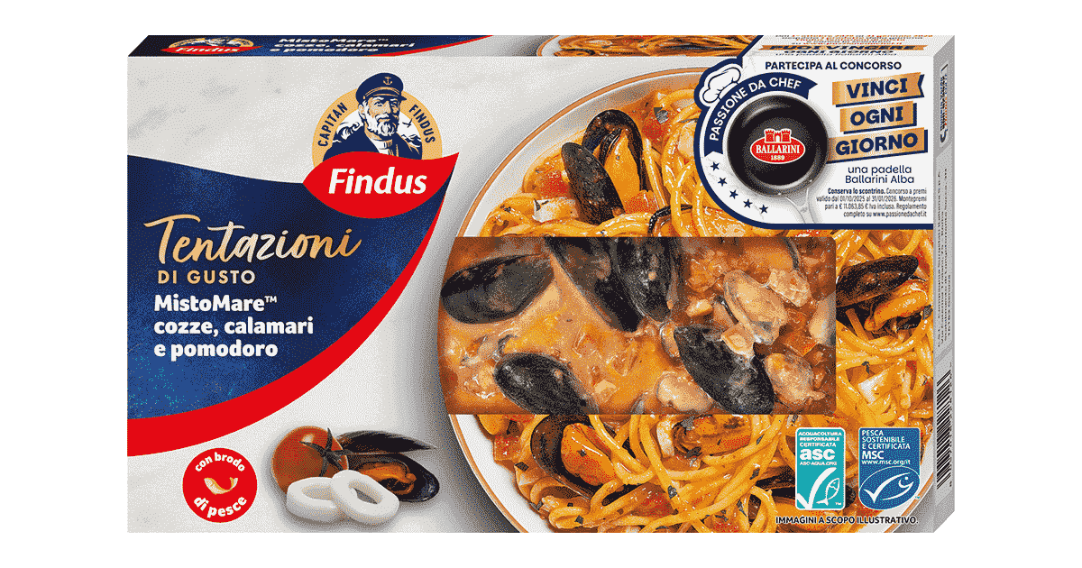 Cozze Calamari Pomodoro passione da chef - concorso tentazioni di gusto Findus