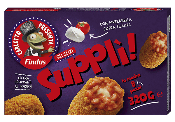 Supplì, crocchette di riso, pomodoro e mozzarella - Carletto Findus