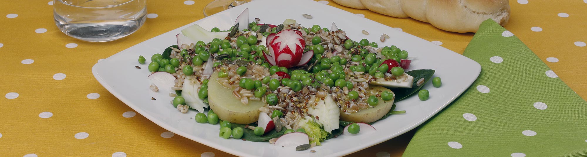 Ricetta Insalata di Farro e Piselli in salsa Vinaigrette - Ricette Findus