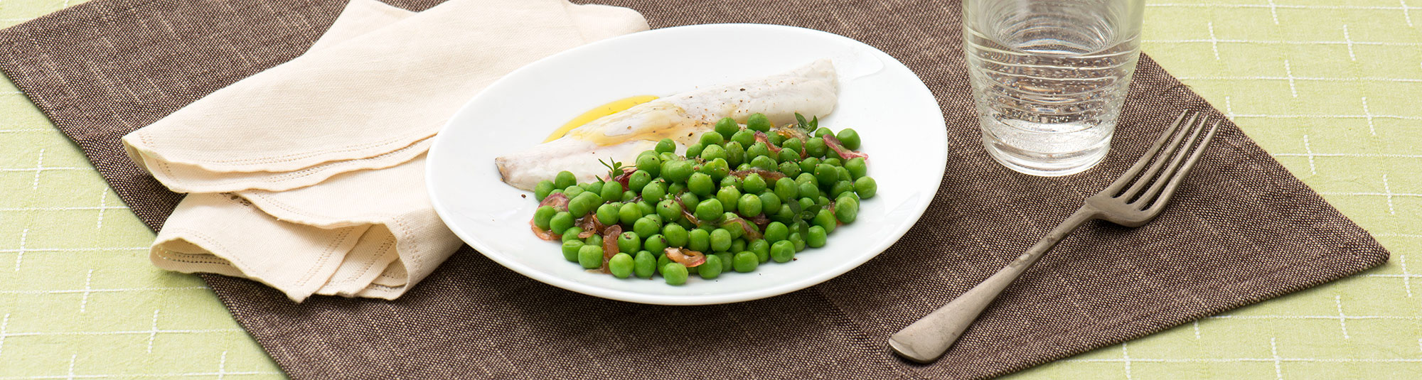 Ricetta Branzino al Sale con Piselli in agrodolce - Ricette Findus