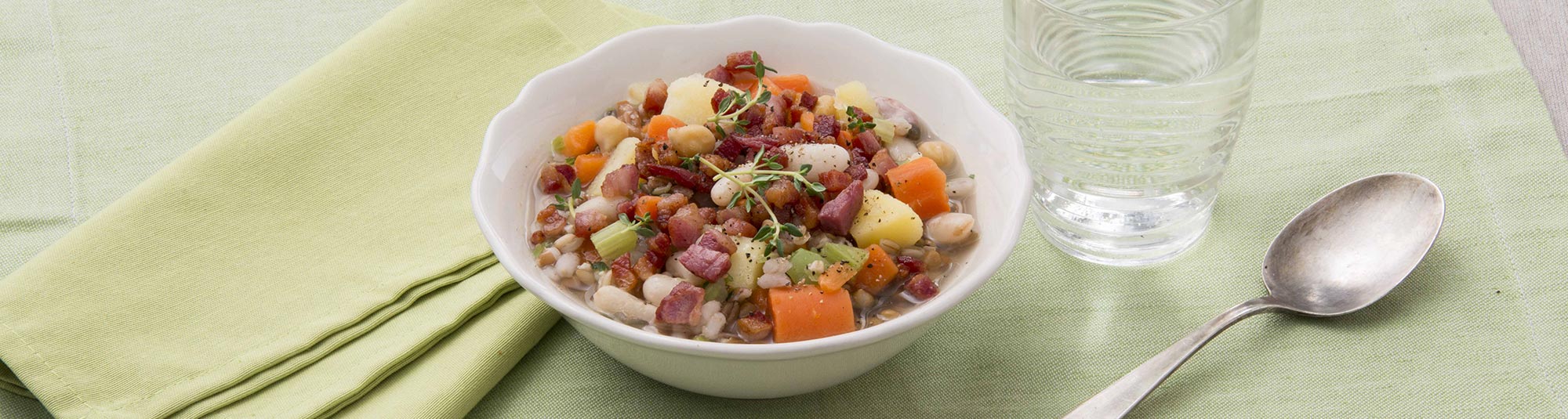 Ricetta Zuppa Tradizionale con pancetta - Ricette Findus