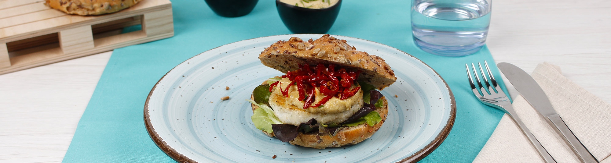 Burger di Merluzzo con hummus - Ricette Findus							