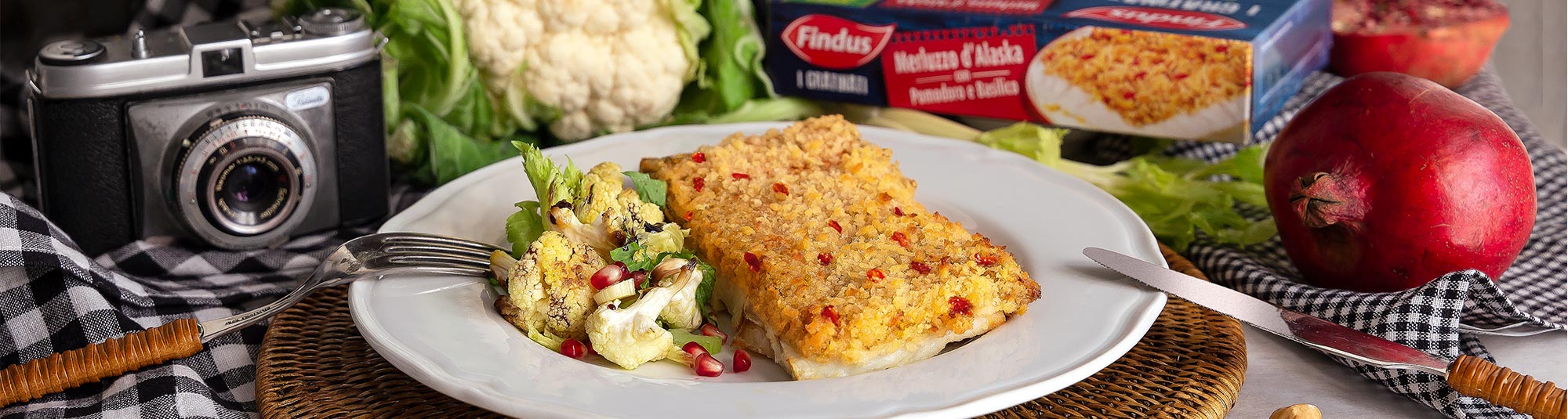 Merluzzo Gratinato con cavolfiore in umido - Ricette Findus							