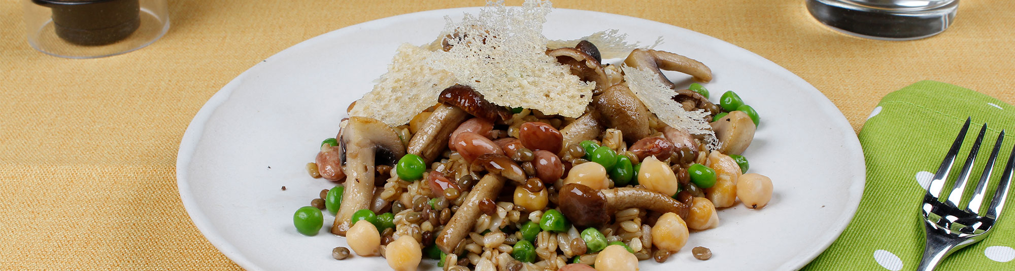 Insalata di Avena saltata con legumi - Ricette Findus							