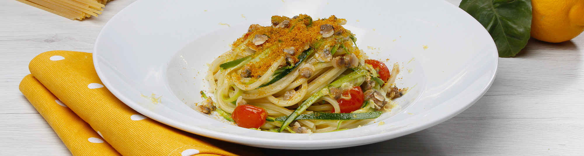 Spaghetti con Vongole, Zucchine e Bottarga - Ricette Findus