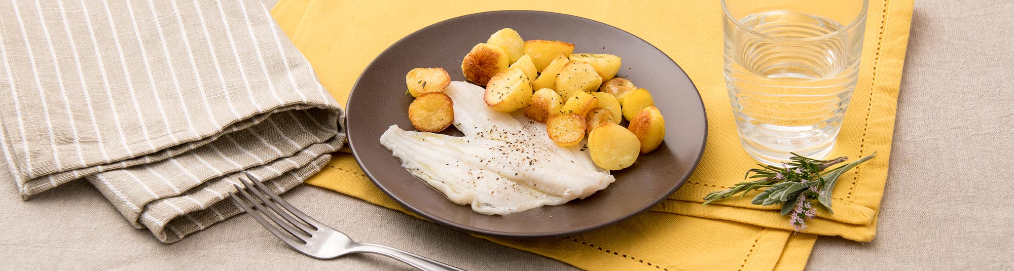 Filetti di Platessa al forno con patate - Ricette Findus