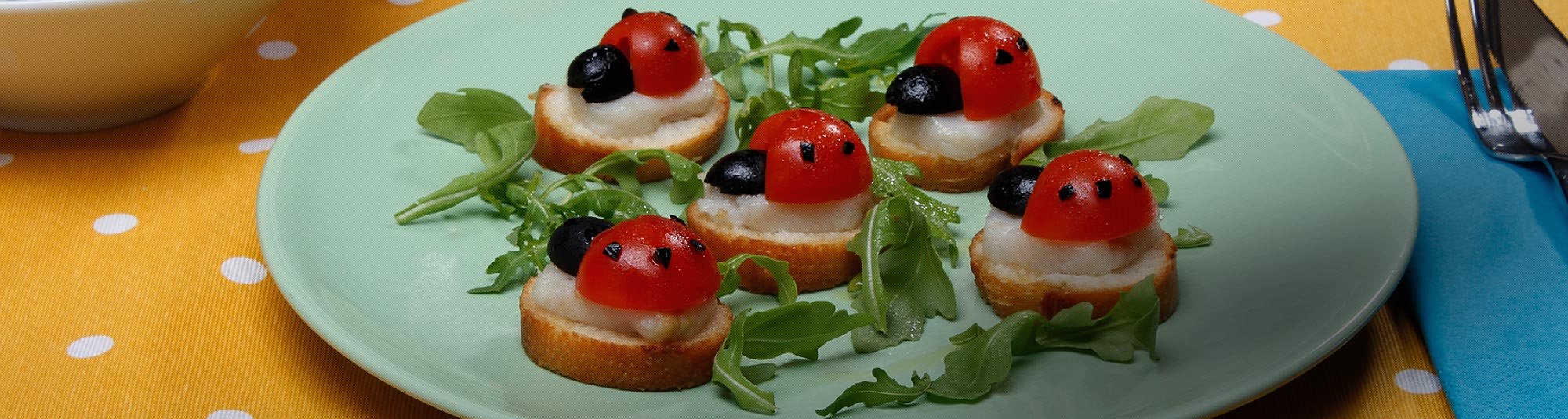 Ricetta Bruschette di Pesce con Pomodori e Olive Nere - Ricette Findus