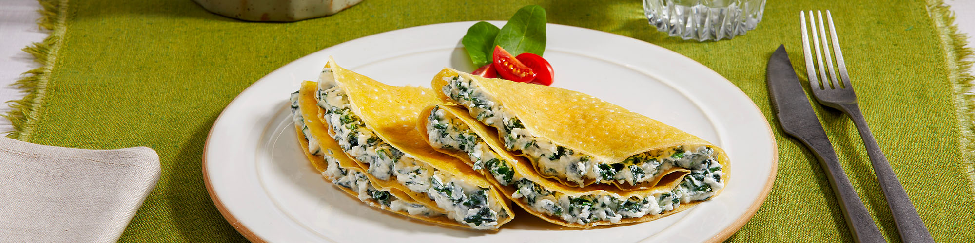 Crespelle agli Spinaci