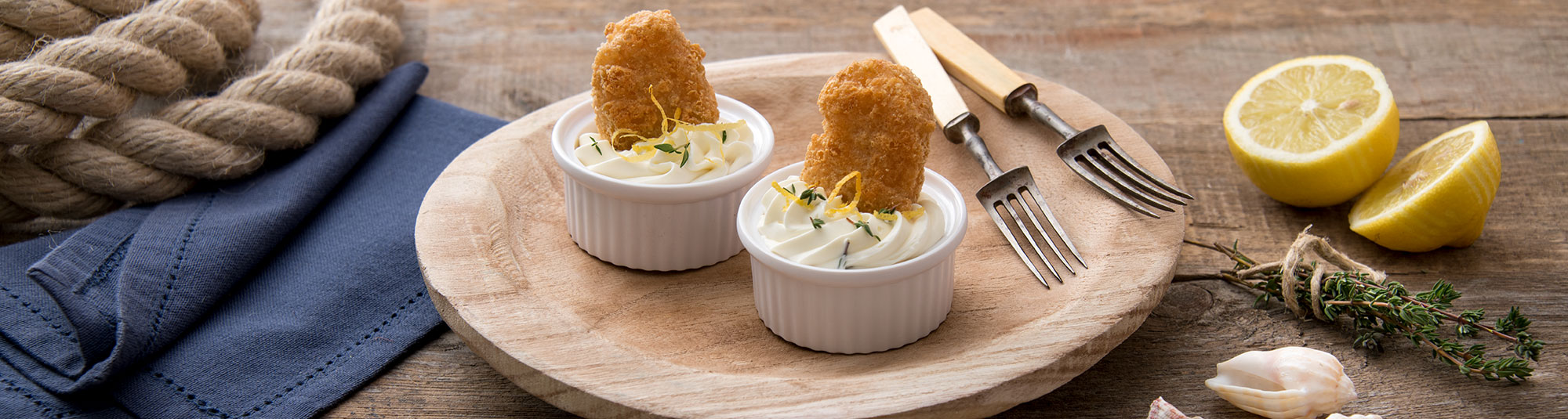 Bocconcini di Merluzzo su crema di formaggio agli agrumi - Ricette Findus