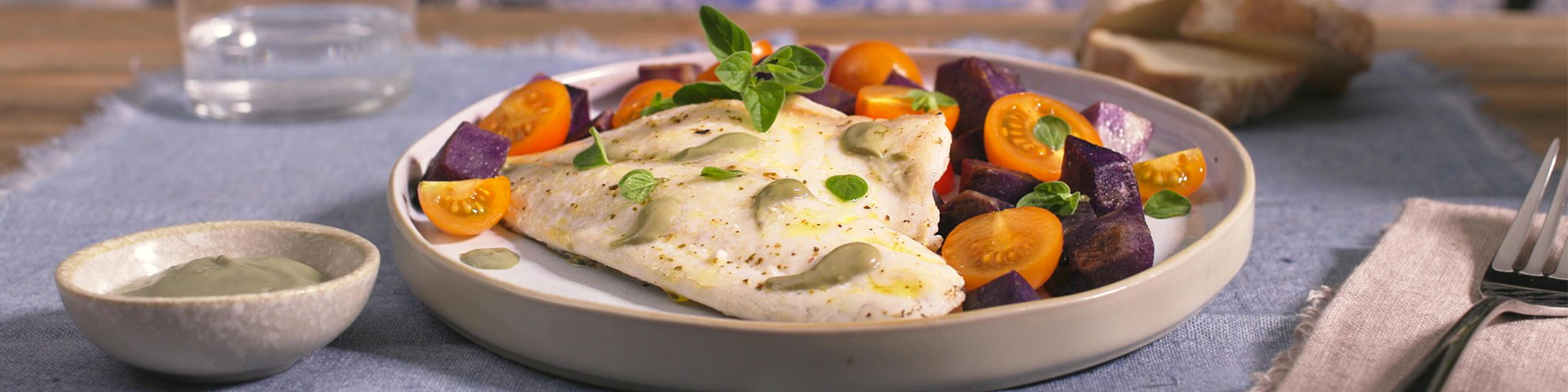 Orata in padella con crema di origano – Ricetta Findus