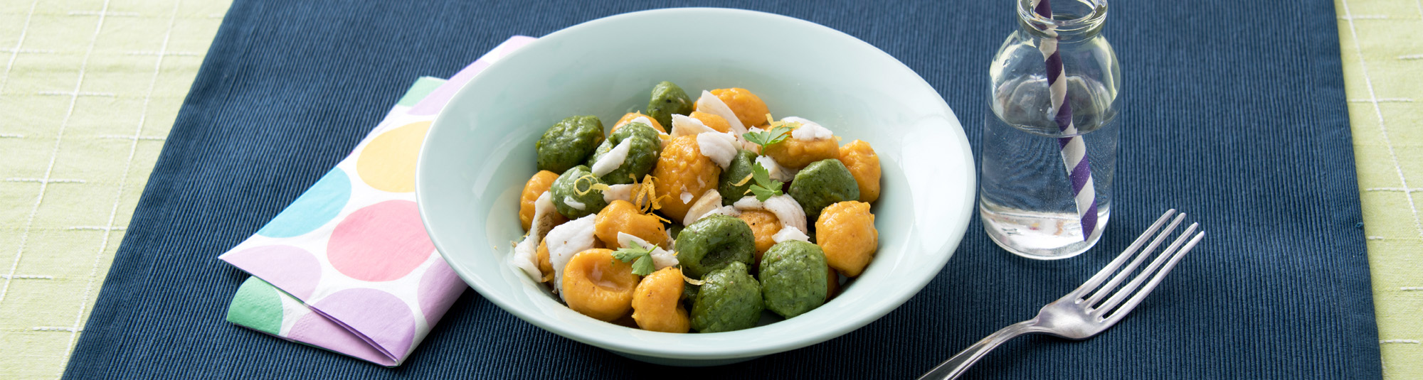 Gnocchi colorati con Platessa - Ricette Findus