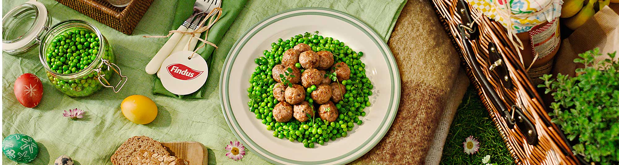 Polpette con Piselli - Ricette Findus