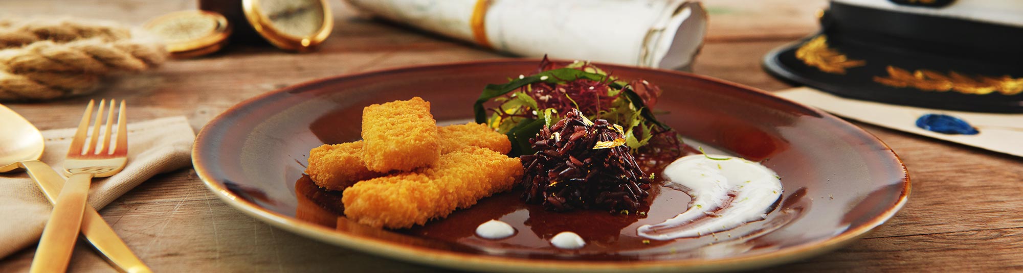 Bastoncini con riso nero e alghe - Ricette Findus