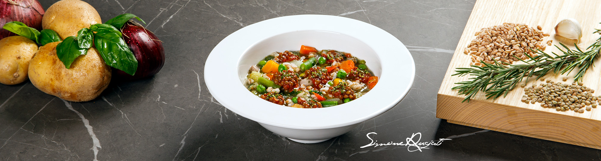 Ricetta Minestrone con farro integrale e lenticchie - minestrone abruzzese