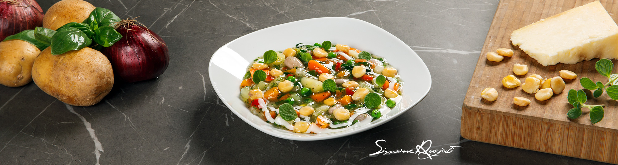 Ricetta Minestrone con formaggio e cicerchie - Ricette Findus