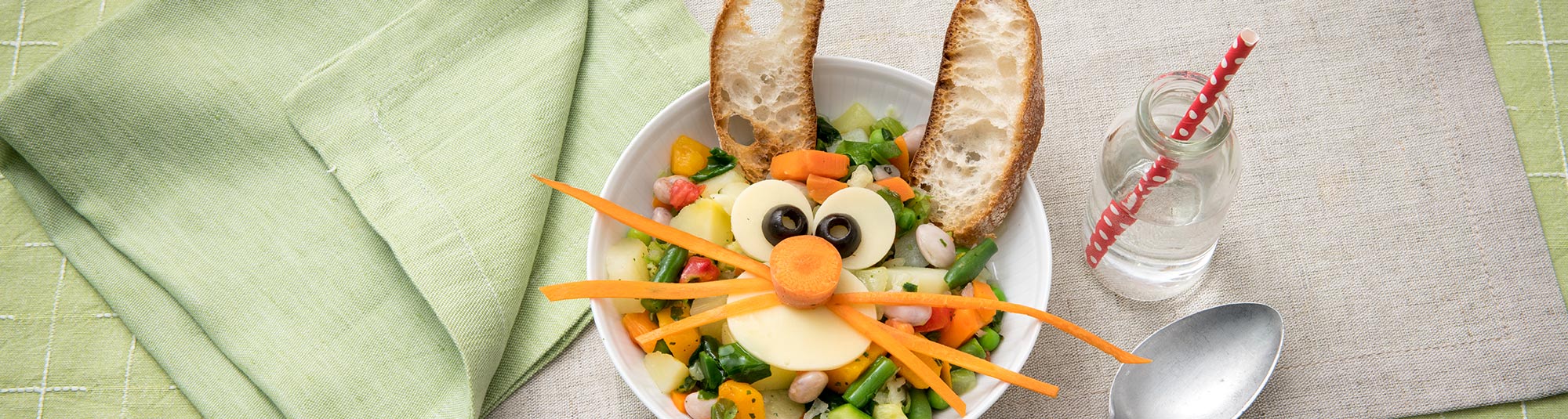 Minestrone Coniglietto per bambini - Ricette Findus