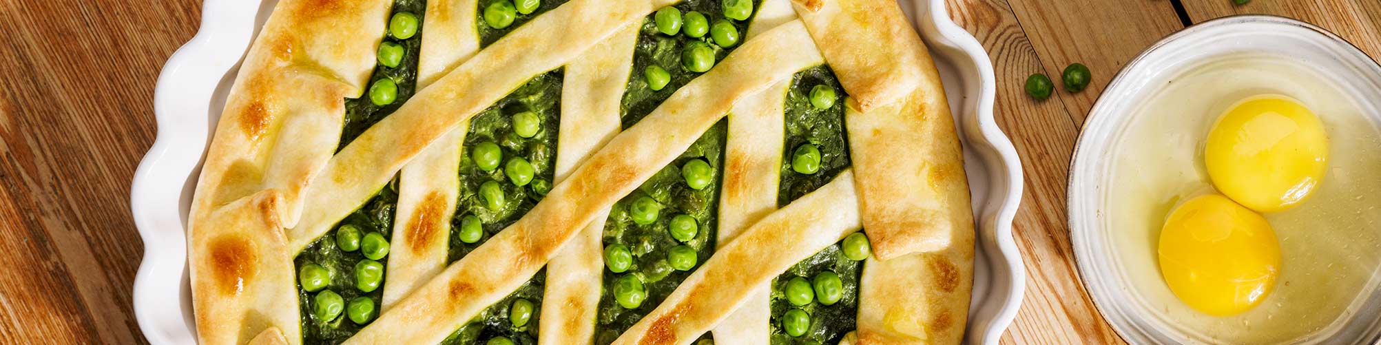 Torta salata con piselli e feta – ingredienti e preparazione