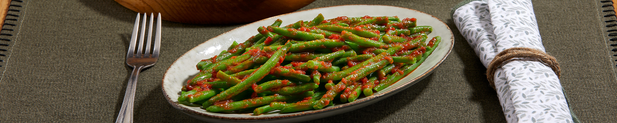 Fagiolini al pomodoro in umido