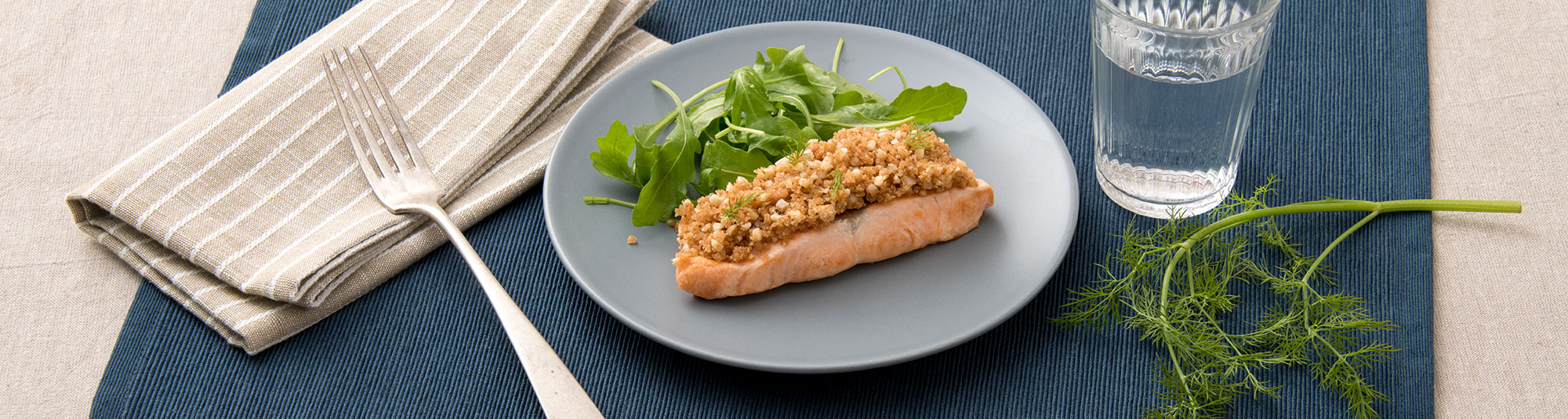 Salmone al Forno Gratinato con mandorle - Ricette Findus