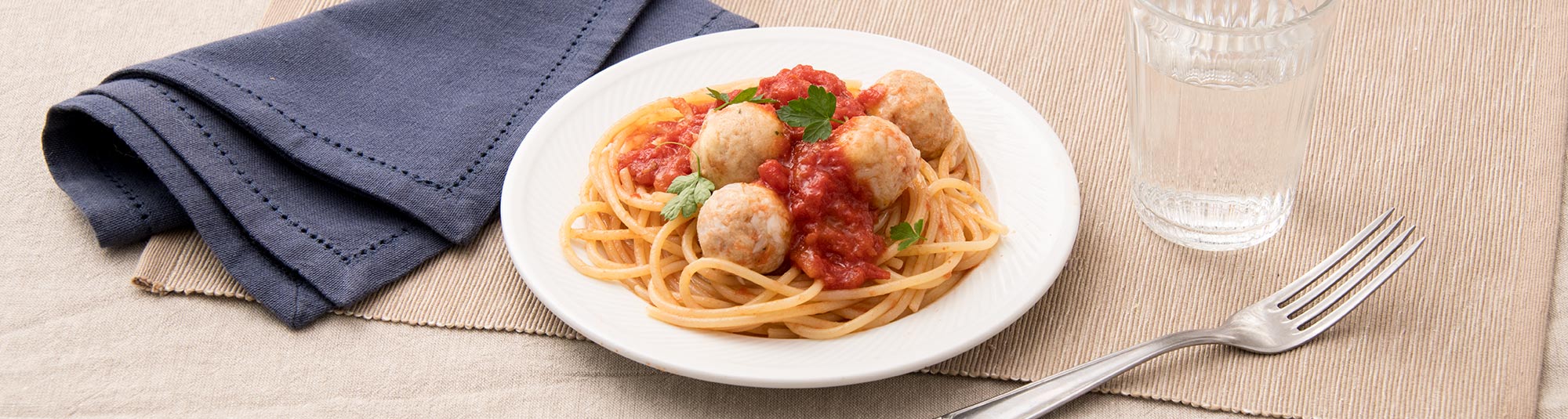 Spaghetti con polpette di Platessa al pomodoro - Ricette Findus