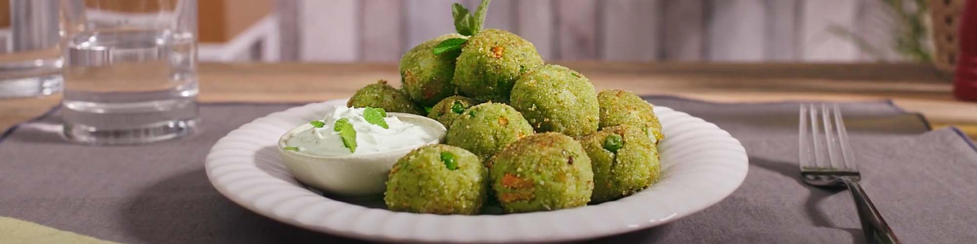 Polpette di piselli, patate e carote alla menta – Ricetta Findus