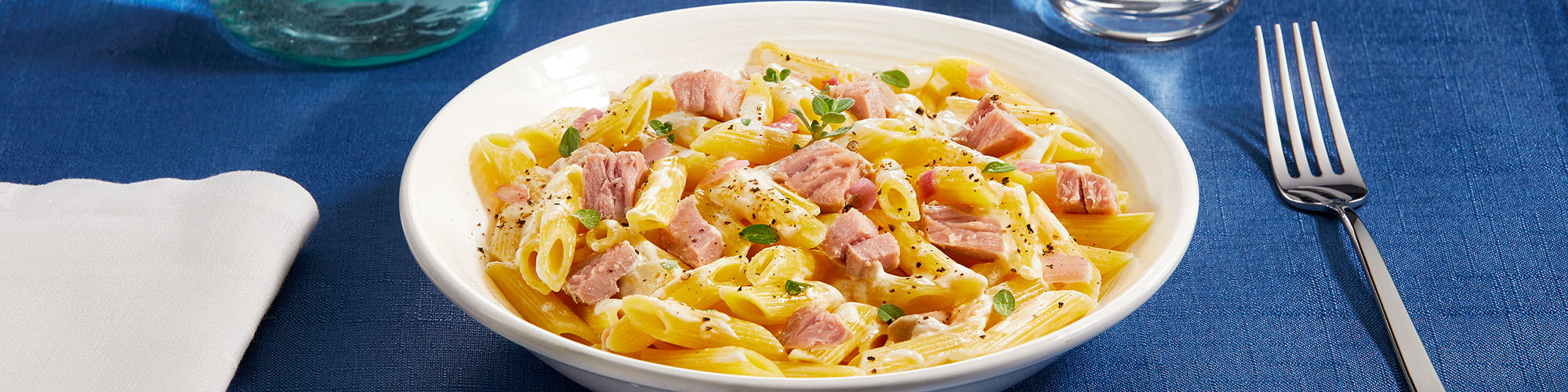 Penne con Tonno e Panna