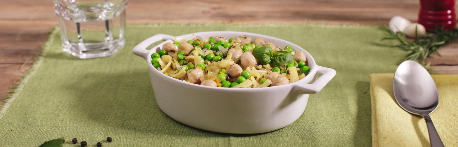 Zuppa di piselli con erbe mediterranee – Ricetta Findus