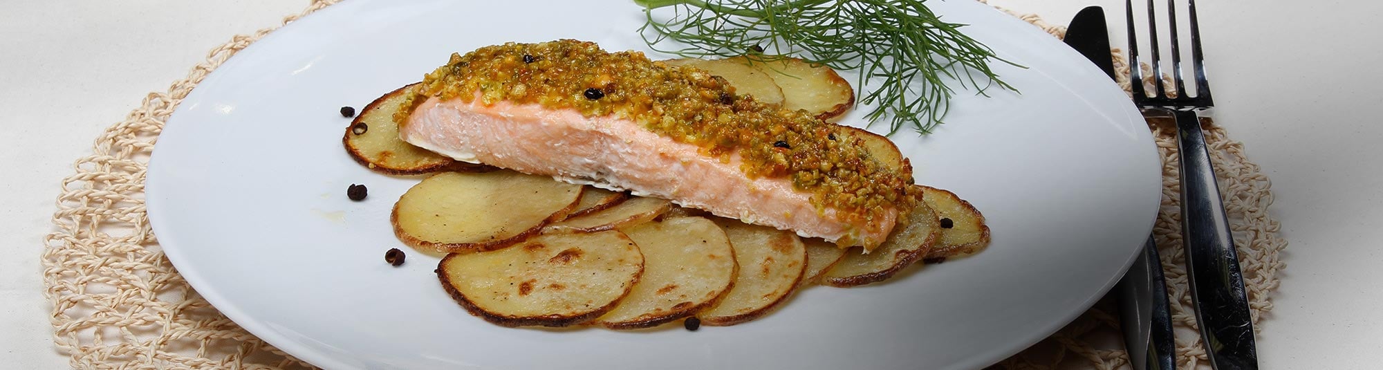 Salmone con Patate e Pistacchi - Findus